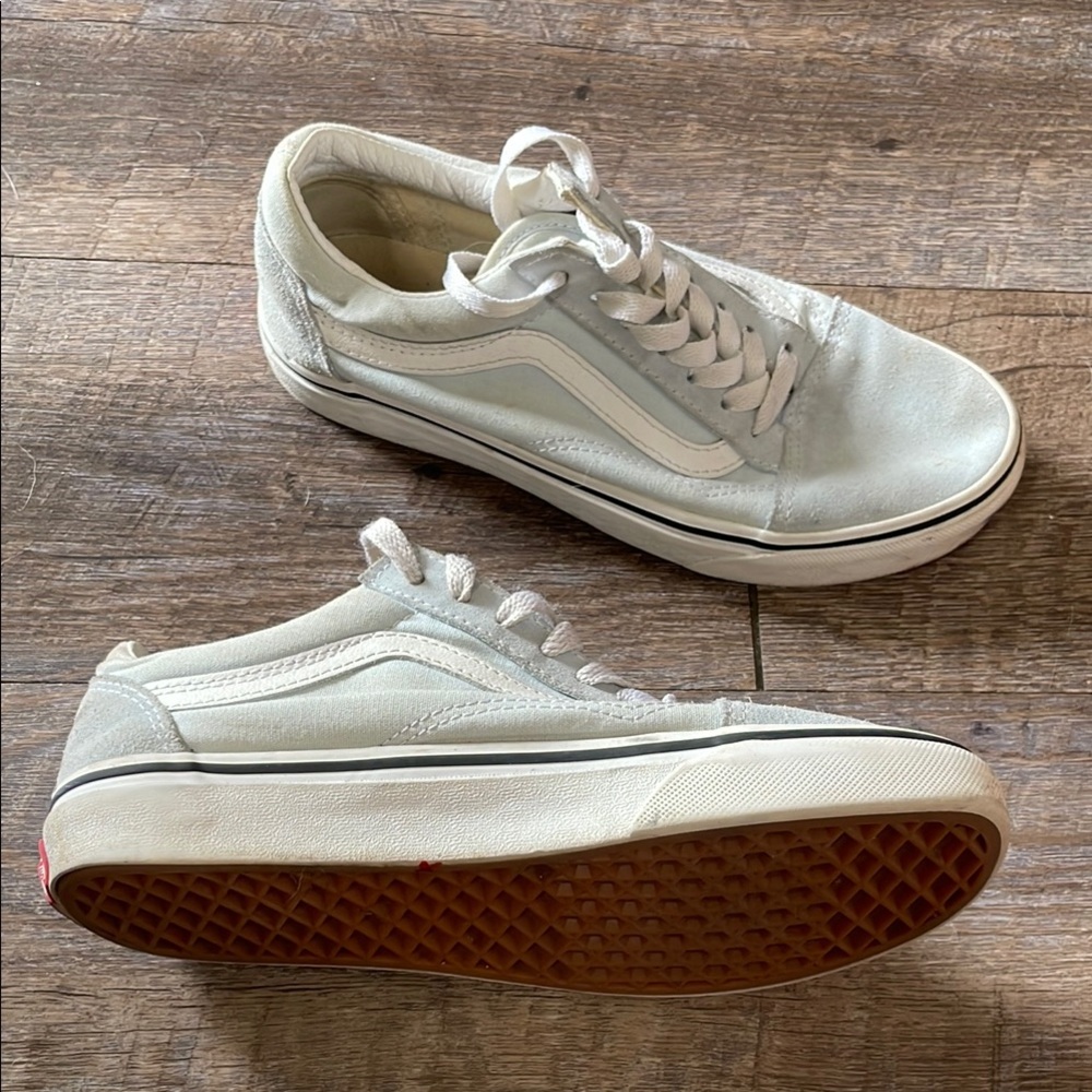 Vans old skool pastel canvas & suede low top Sneakers